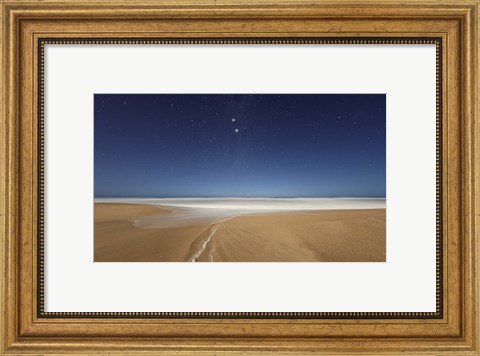 Framed Alpha and Beta Centauri seen from the beach in Miramar, Argentina Print