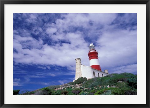 Framed Agulhas Lighthouse, South Africa Print