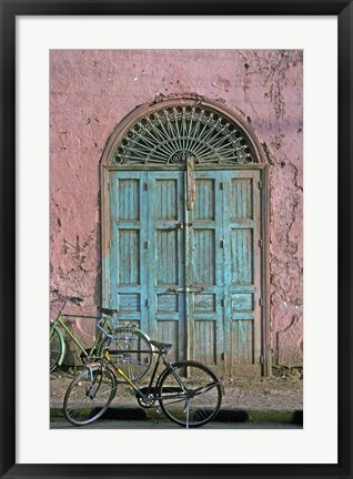 Framed Door in Luxor, Egypt Print