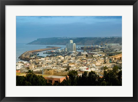 Framed MOROCCO, Atlantic Coast, SAFI: Town and Port View Print