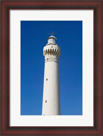 Framed MOROCCO, CASABLANCA: Pointe d&#39;El, Hank Lighthouse Print