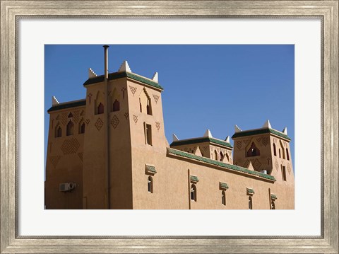 Framed Hotel Kasbah Asmaa Exterior, Midelt, Middle Atlas, Morocco Print