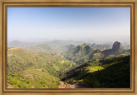 Framed Landscape, Gondar, Ethiopia Print