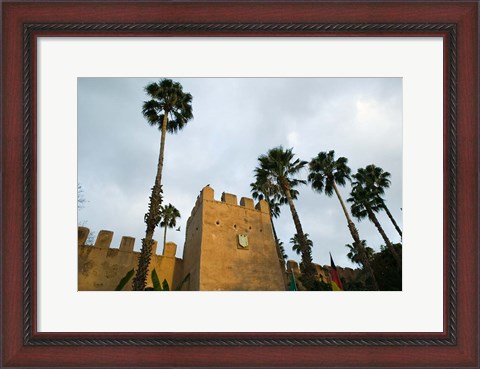 Framed MOROCCO, Souss, Hotel Palais Salam Palace, Ramparts Print