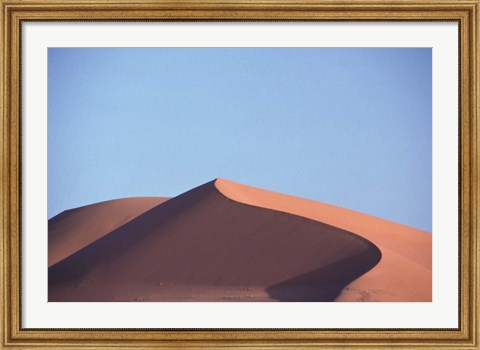 Framed Red Sand Dunes, Sahara Print