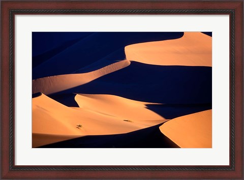 Framed Red Sand Dunes in Namib Desert, Namib Naukluft National Park, Namibia Print