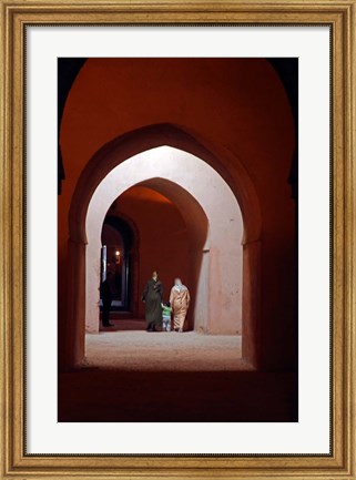 Framed Royal granaries of Moulay Ismail, Meknes, Morocco, Africa Print