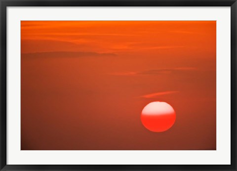 Framed Sunset, Serengeti National Park, Tanzania Print