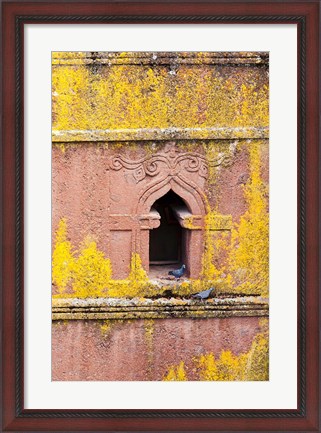 Framed rock-hewn churches of Lalibela, Ethiopia Print