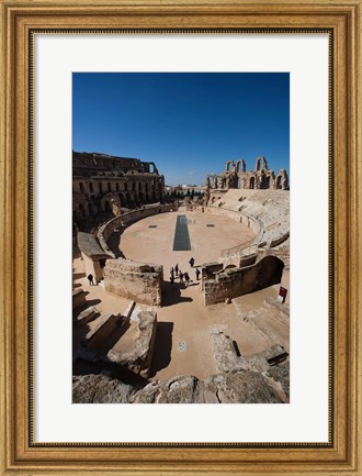 Framed Colosseum, Tunisia Print