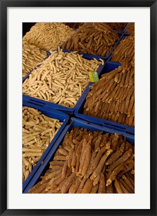 Framed Kunming Traditional Medicine Market, Yunnan Province, China Print