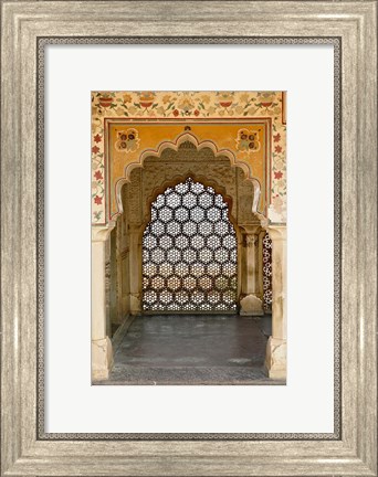 Framed Archway, Amber Fort, Jaipur, India Print