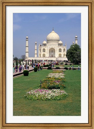 Framed Taj Mahal in Agra, India Print