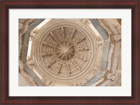 Framed Jain Temple, Ranakpur, Rajasthan, India Print