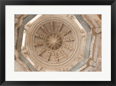 Framed Jain Temple, Ranakpur, Rajasthan, India Print