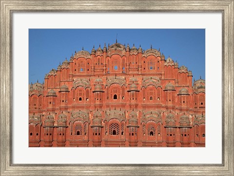 Framed Hawa Mahal (Palace of the Winds), Rajasthan, India Print