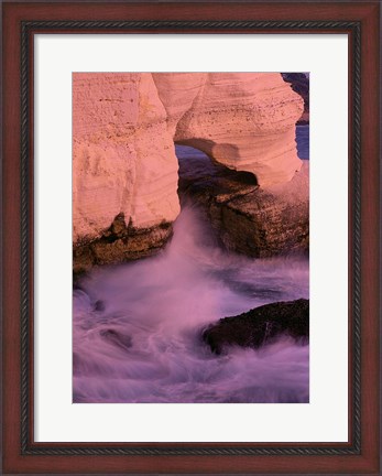 Framed Elephants Foot Limestone Formation, Israel Print