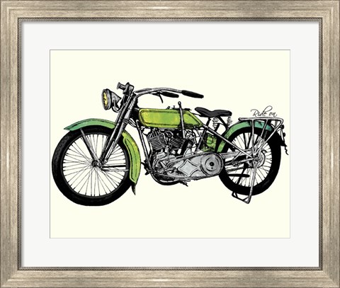 Framed Ride On Print