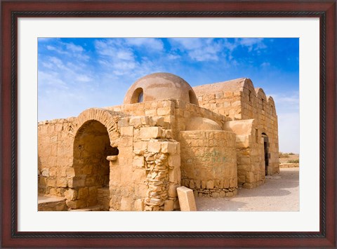 Framed Qusayr Amra or Quseir Amra, Hummayad Hunting Pavilion, Jordan Print