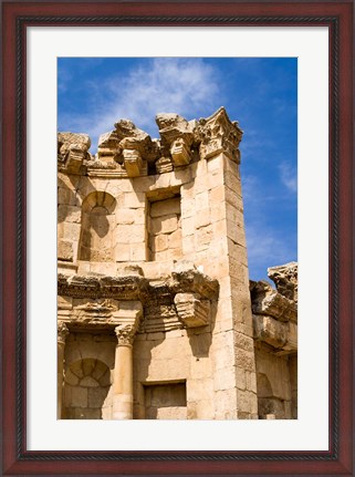 Framed Nymphaeum, Once the Roman city of Gerasa, Jerash, Jordan Print