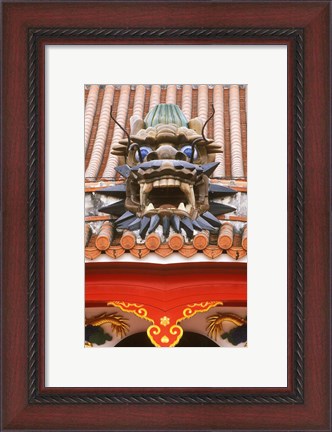 Framed Shuri Castle, Naha, Okinawa, Japan Print