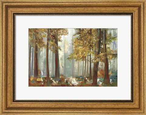 Framed Upon the Leaves Print