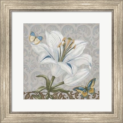 Framed Garden Romance II Print