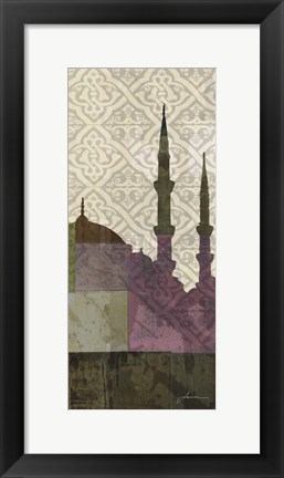 Framed Eastern Spires I Print