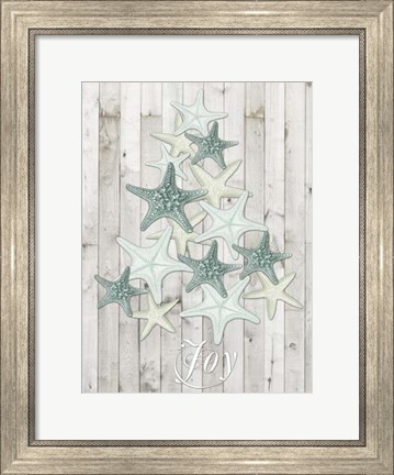 Framed Coastal Christmas III Print