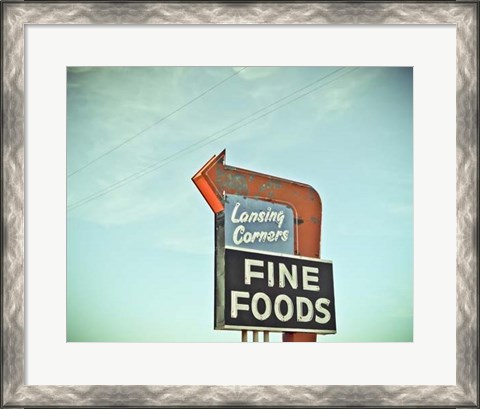 Framed Vintage Diner II Print