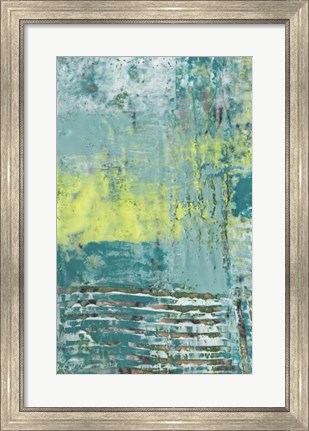 Framed Linear Texture I Print