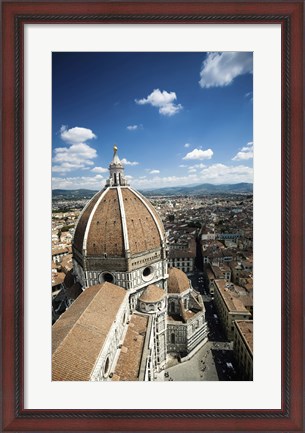 Framed Piazza del Duomo with Basilica of Saint Mary of the Flower, Florence, Italy Print