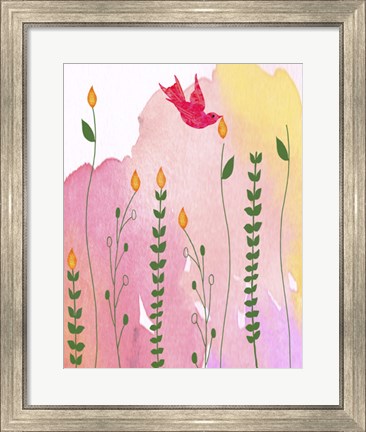 Framed Birthday Candles Print