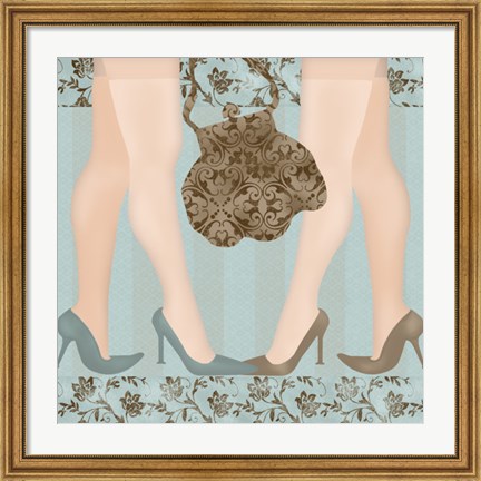 Framed Toe to Toe I Print