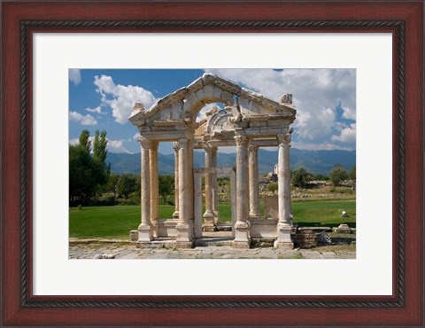 Framed Roman Archaeological Site, Aphrodisias, Turkey Print