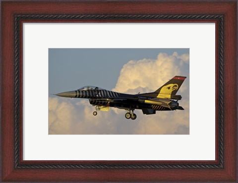 Framed Solo Turk F-16 of the Turkish Air Force Print