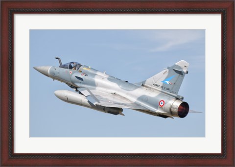 Framed Dassault Mirage 2000C of the French Air Force Print