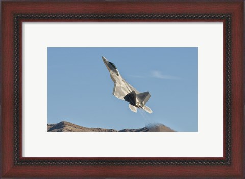 Framed US Air Force F-22 Raptor, Nellis Air Force Base, Nevada Print