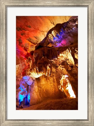 Framed Australia, NSW, Jenolan Caves, Blue Mountains, Lucas Cave Print