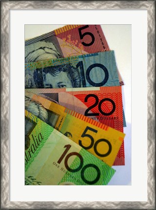 Framed Australian Money Print