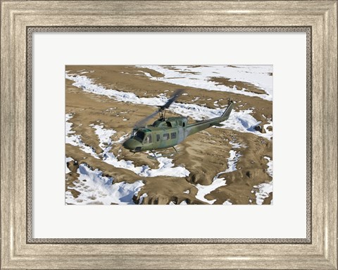 Framed UH-1N Twin Huey, New Mexico Print