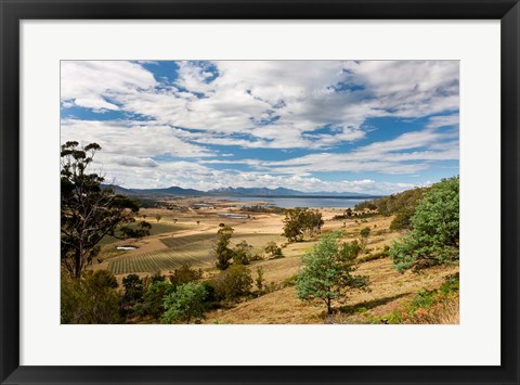 Framed Great Oyster Bay, Freycinet, Tasmania, Australia Print