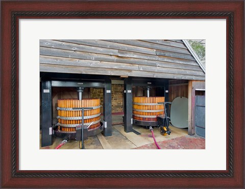 Framed Australia, Barossa, Rockford Winery, hydraulic presses Print