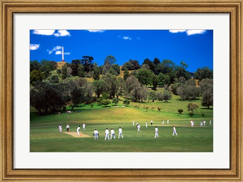 Framed Cornwall Cricket Club, Auckland, New Zealand Print