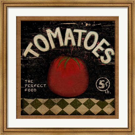 Framed Tomatoes Print