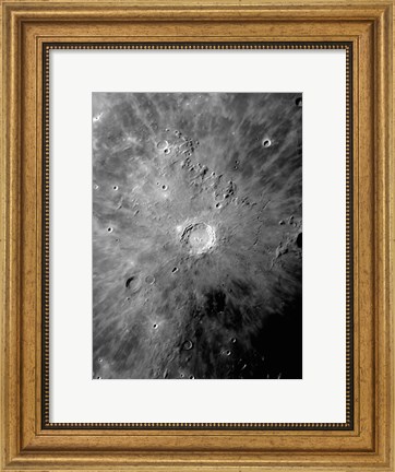 Framed Lunar Crater Copernicus Print