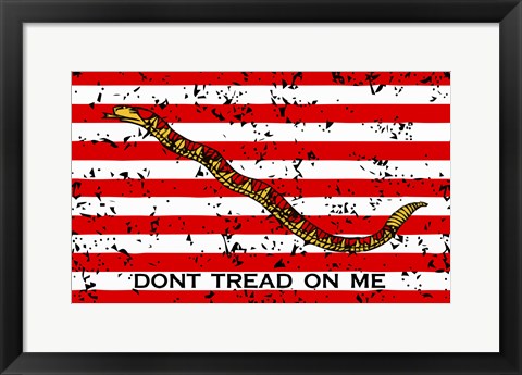 Framed First Navy Jack Print