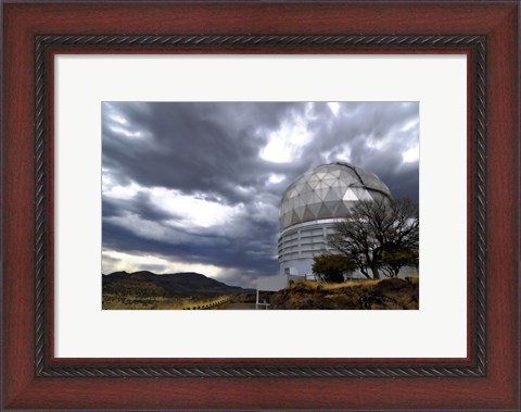 Framed Hobby-Eberly Telescope Observatory Dome at McDonald Observatory Print