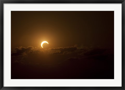 Framed Partial Solar Eclipse Print