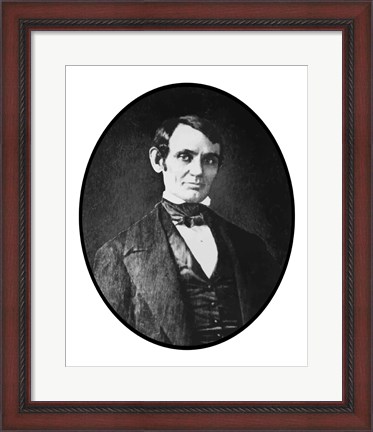 Framed Young Abraham Lincoln Print